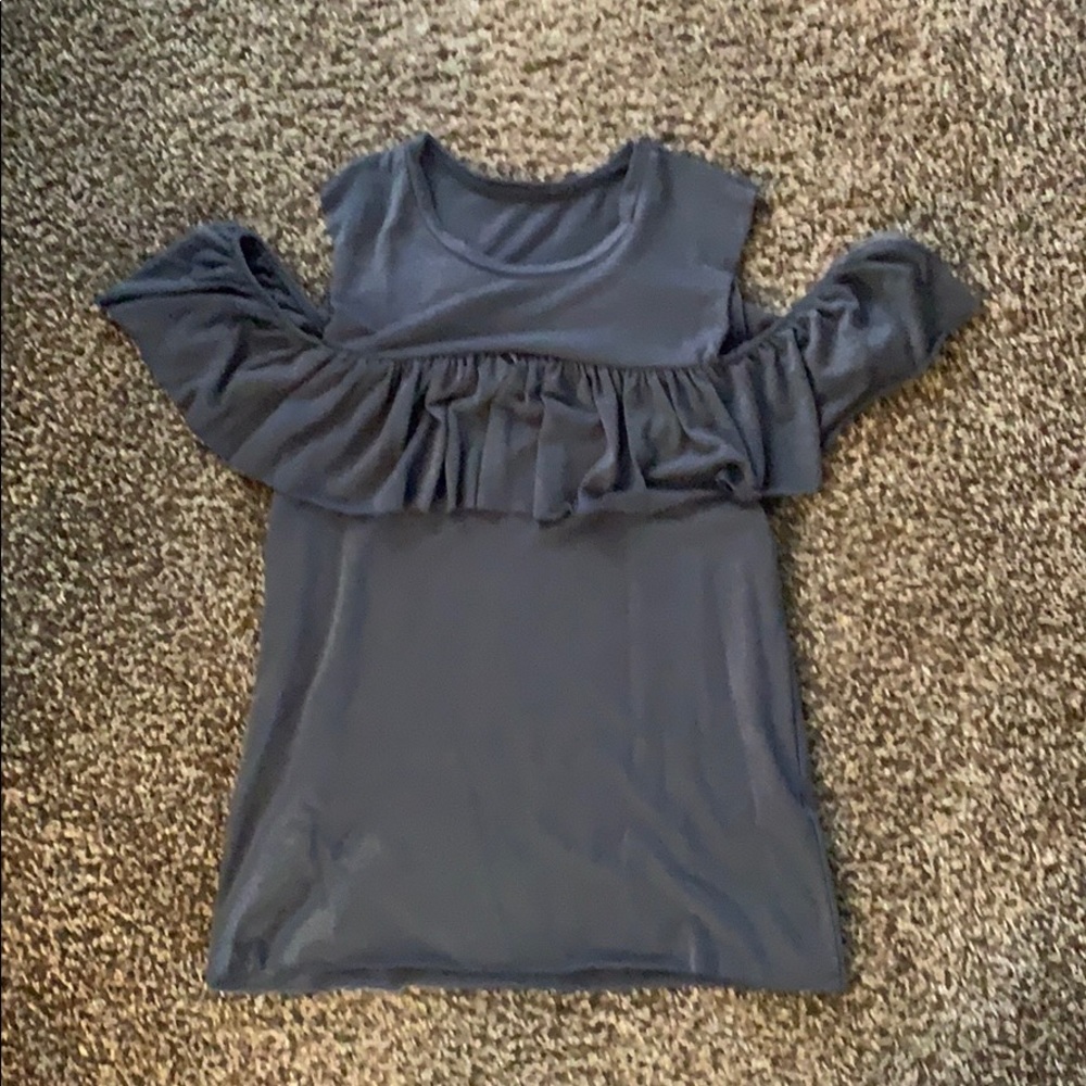 Women’s Cobalt Blue Off the Shoulder Top